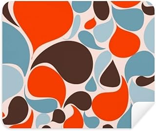 Colorful Water Droplets Cleaning Cloth Screen Cleaner 2pcs Suede Fabric