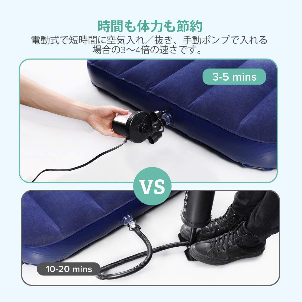 Amazon.co.jp: Sable 電動エアーポンプ 電動ポンプ 空気入れ 空気抜き