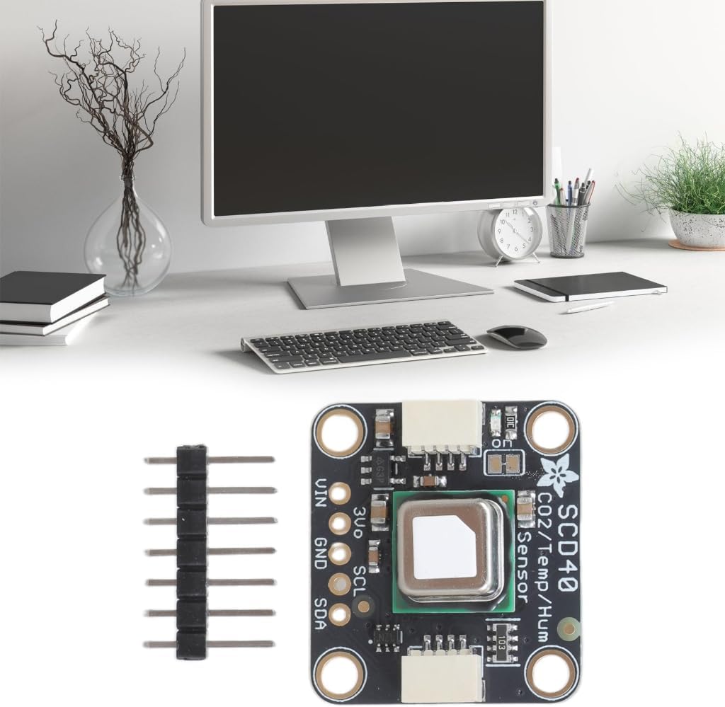 5187 Scd-40 Sensors Board 3-5Vdc Carbon Dioxide Temperature and Humidity Replacement