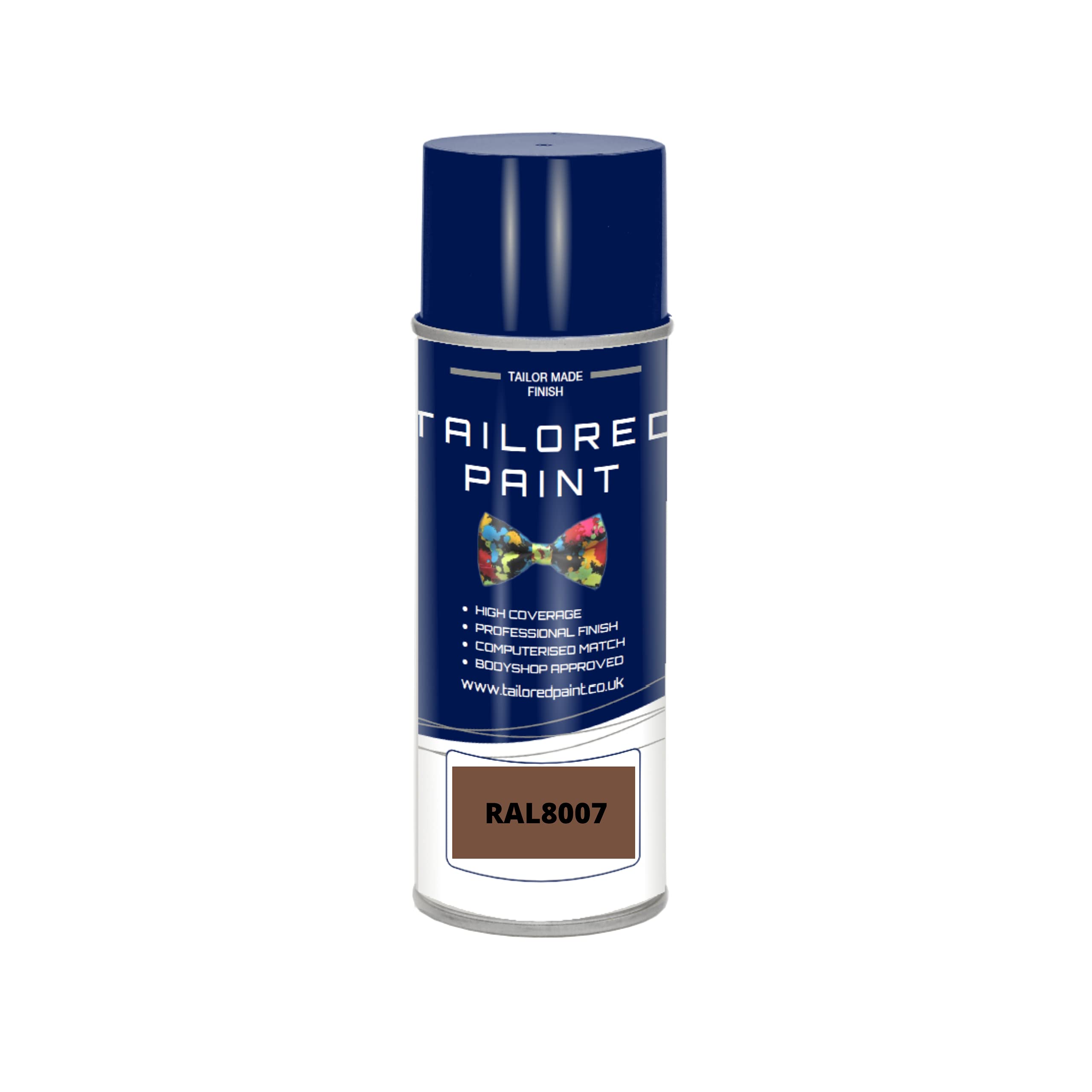 RAL 8007 Fawn Brown MATT Aerosol Paint Can Direct MATT Paint For Wood, Metal, Plastic, PVC, UPVC, Fascia Boards - Indoor & Outdoor