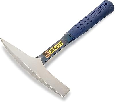 ESTWING Welding/Chipping Hammer - 14 oz USA Made Slag Removal Tool with Forged Steel Construction & Shock Reduction Grip - E3-WC