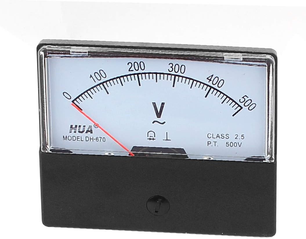 DH-670 AC Featured 0-500V Analog Volt Reliable Efficacy Voltage Panel Meter Voltmeter Power Transformer