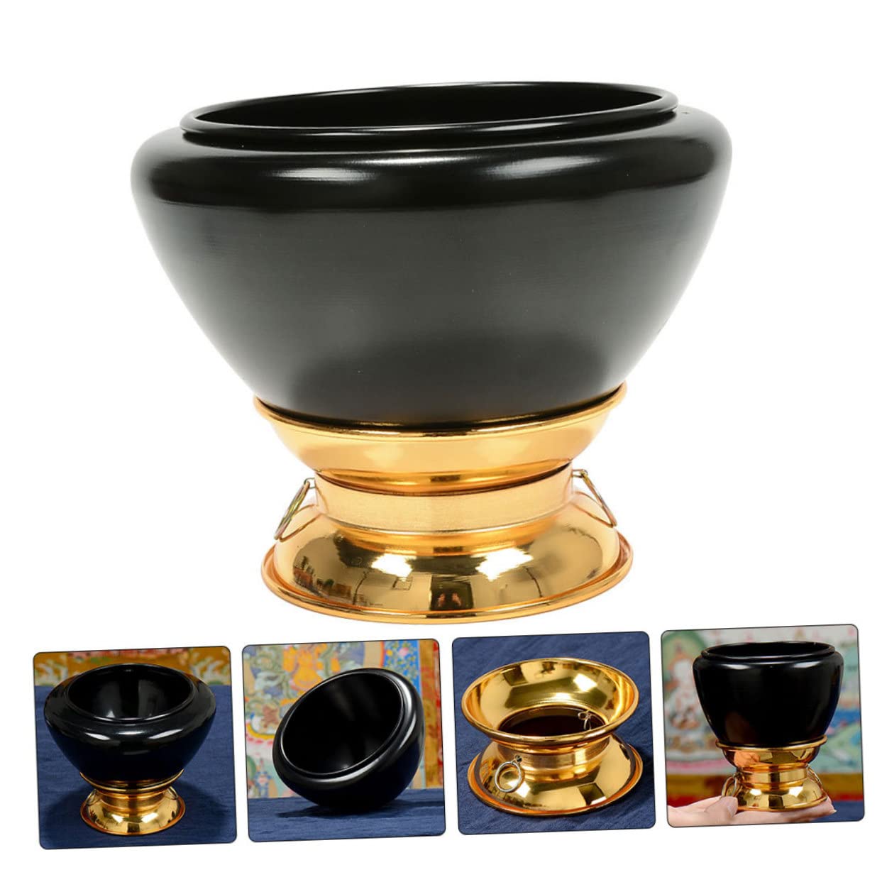 2 pezzi Ciotola musicale Chakra Campane tibetane Meditazione Musica Ciotola tibetana in metallo Ciotola per il relax Ciotola per yoga Strumenti musicali Ciotola per meditazione Per Buddha Rame Nepa