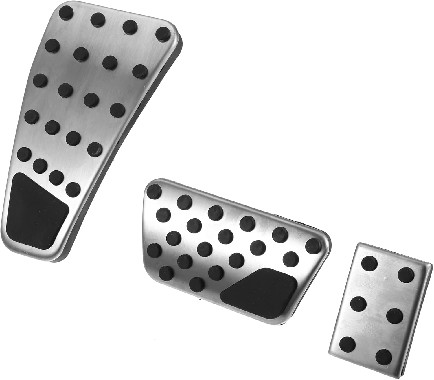 X AUTOHAUX 3pcs Brake Pedal Pad Gas Accelerator Pedal Cover Clutch Pedal Cover for Dodge for Ram 2011-2018