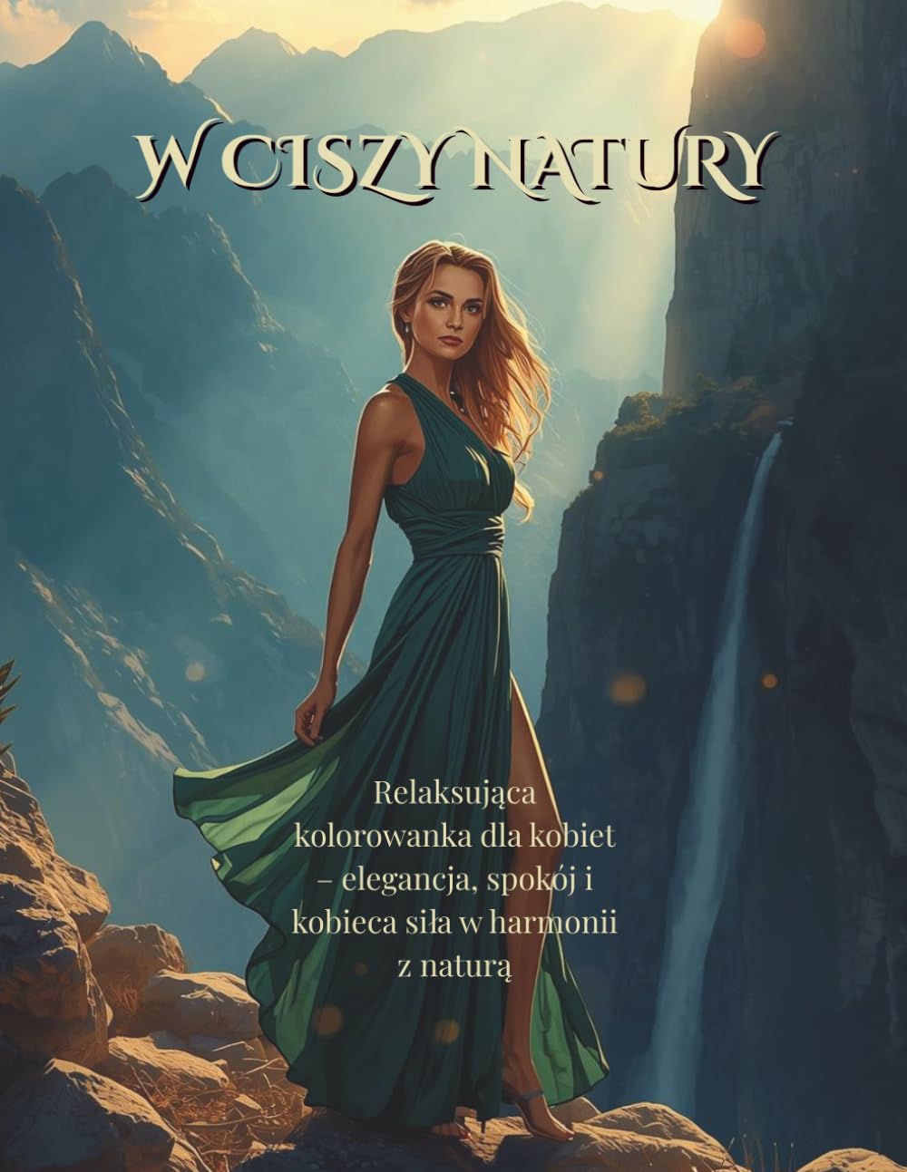 W CISZY NATURY: Relaksująca kolorowanka dla kobiet -elegancja,spokój i kobieca siła w harmoni z naturą