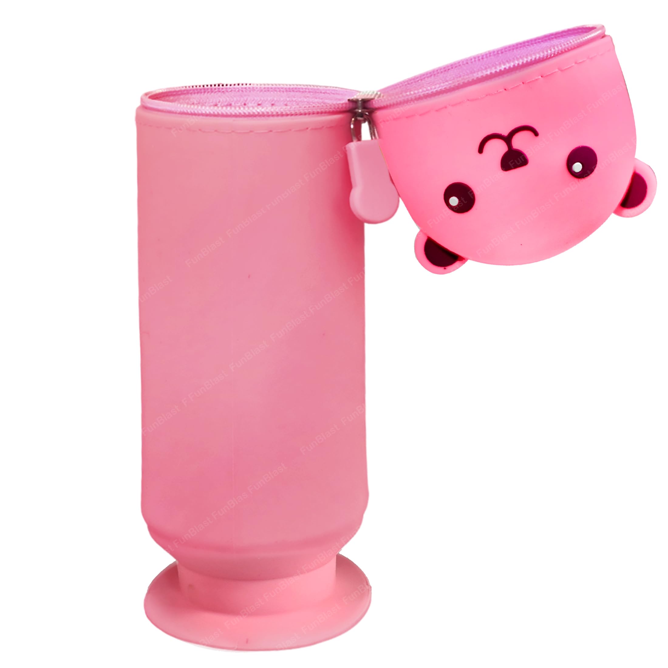 FunBlast Silicone Pencil Pouch - Bear Pencil Case Pouch, Pen & Pencil Pouch Bag Case for School Supplies, Stationery Organizer Pouch Case, Return Gifts for Children (Pink) (B0CVQQ6PLY) Amazon Price History, Amazon Price Tracker