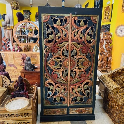 Armadio Etnico Mobile Artigianale Credenza Cucina