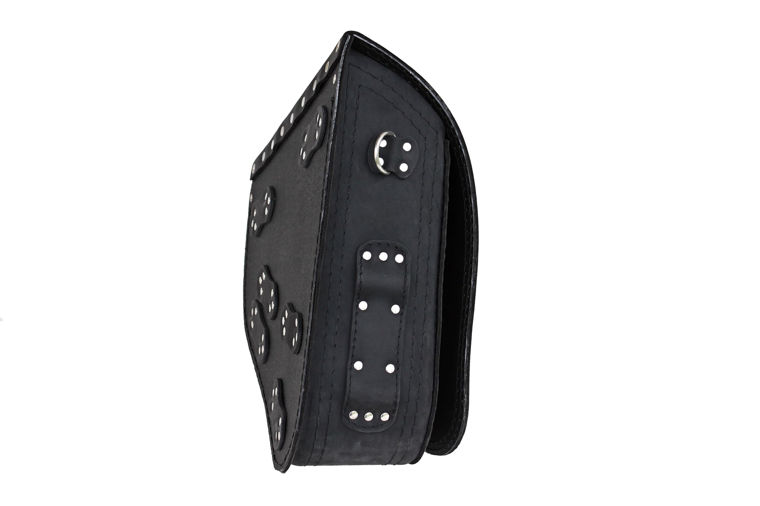 Sako - S637 Mit Dekorativem Totenkopf - Motorrad Satteltasche Für Die Linke Seite - 27 x 10 x 35 cm, 5 Liter