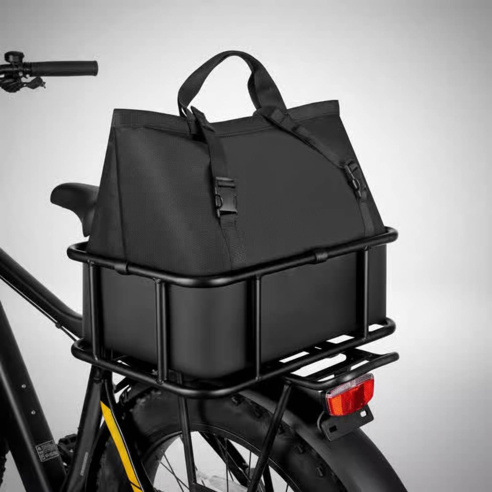 Haustier Fahrradkorb multifunktional Fahrradkorb hinten stabil und Hinterradkorb für E-Bikes für Berufstätige, Tier-Transport, Einkaufen