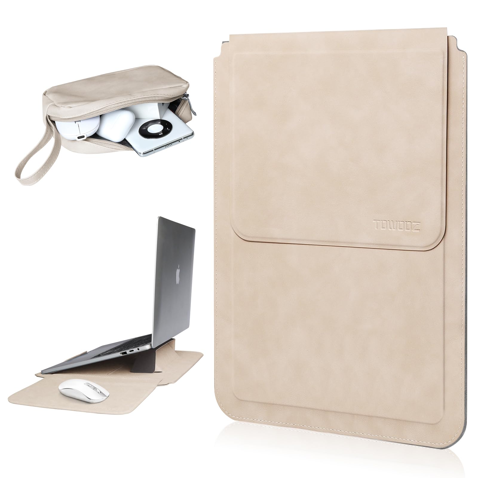Amazon.co.jp: TOWOOZ 3in1多機能 MacBook Air ケース 13-13.6インチ 