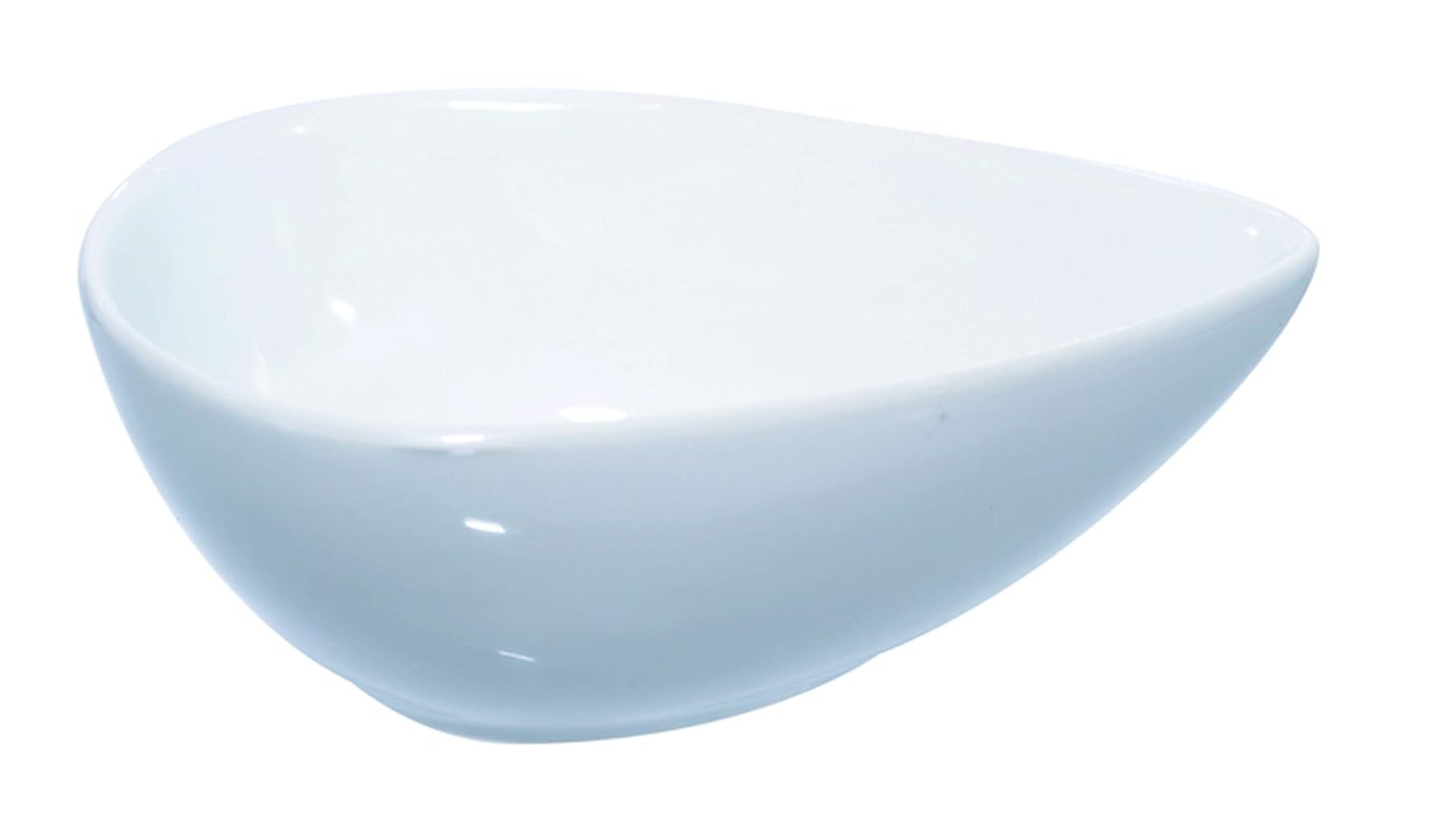Mini Porcelain Bowl (Case of 24), PacknWood - White Ceramic Reusable Bowls (3.5 oz, 4.5" x 2.5" x 1.7") 210MBPOBOVALE
