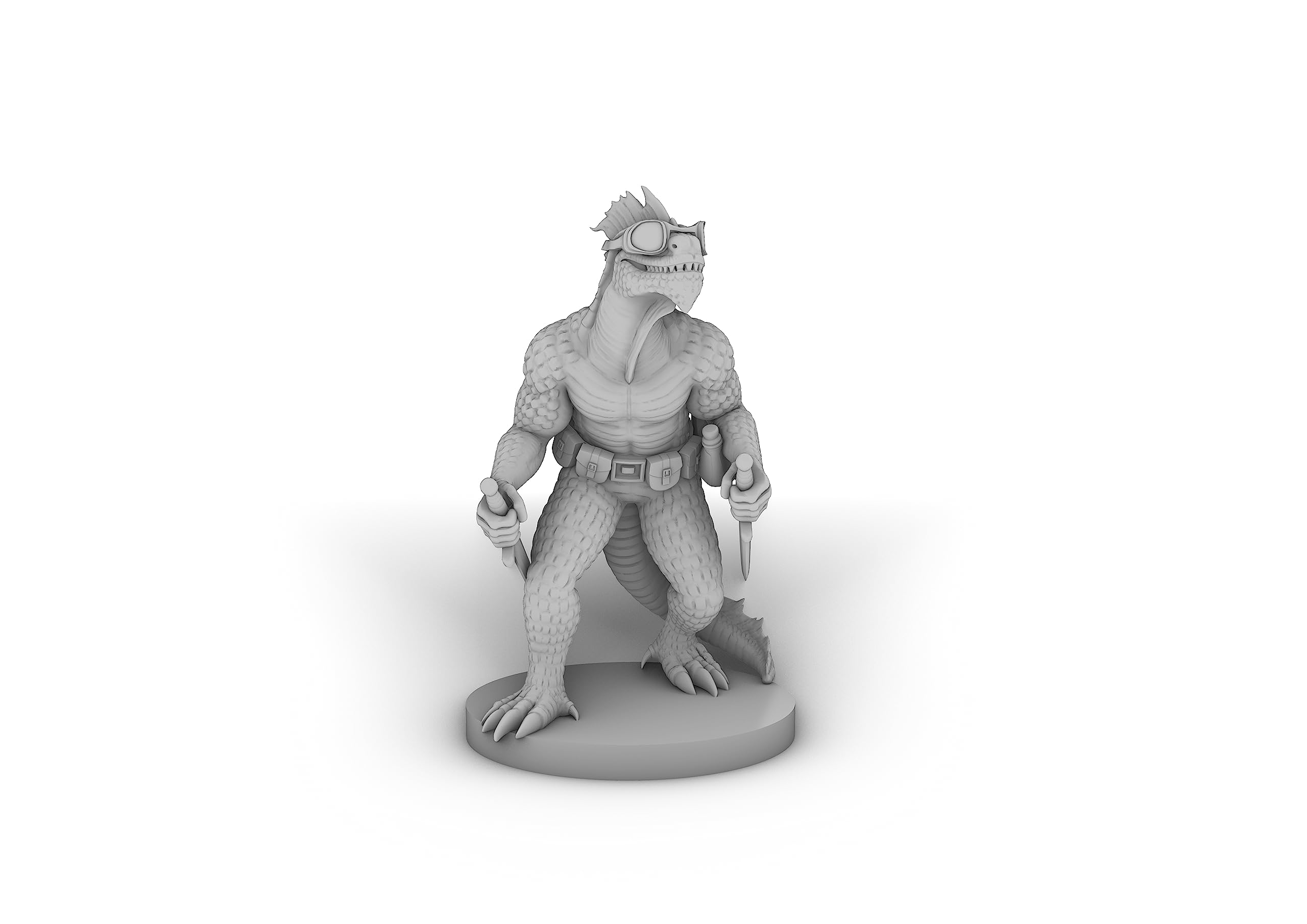 Amazon.com: Lizardfolk Rogue Tabletop DND Gaming Miniature : Toys