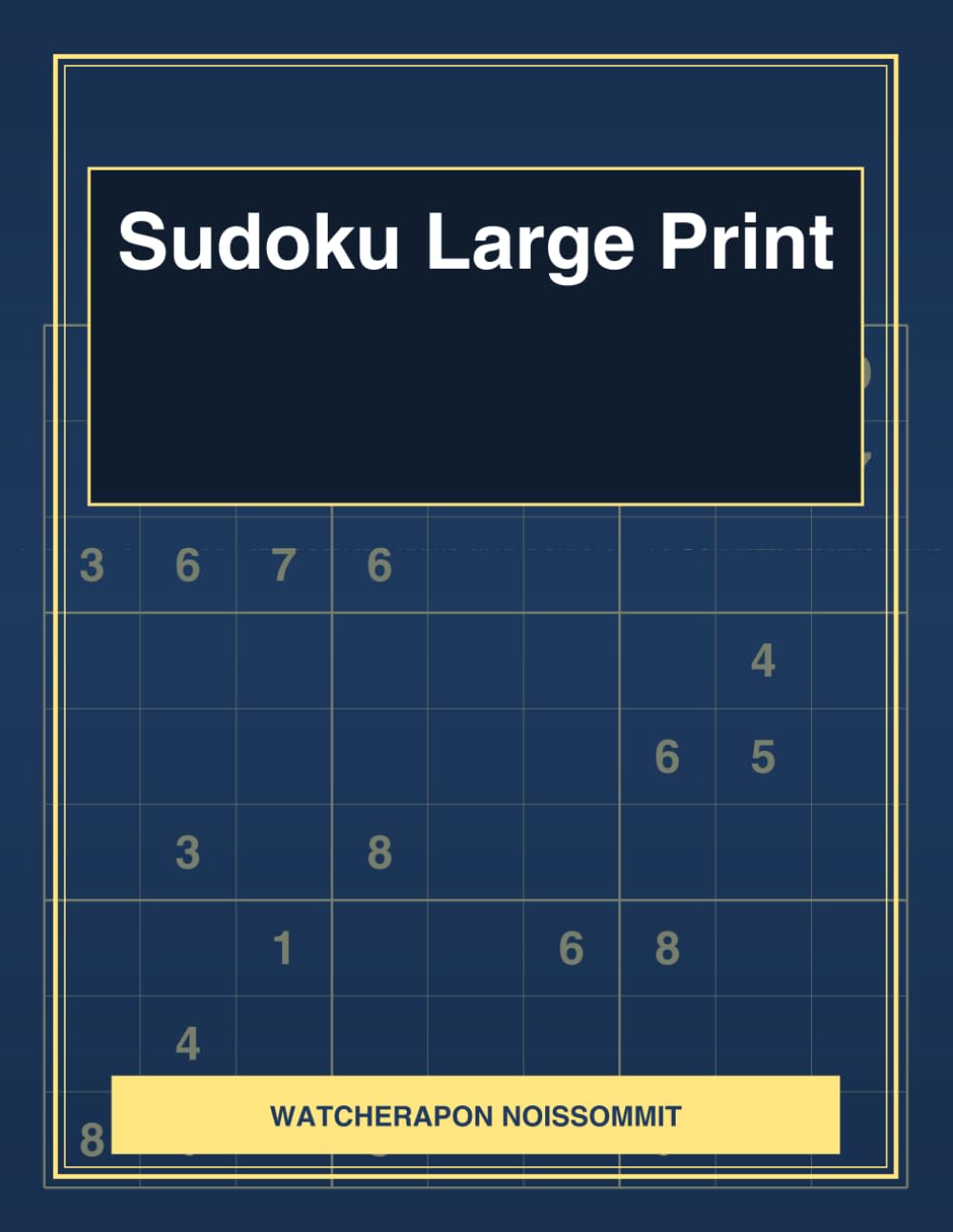 Sudoku Large Print: 50 Puzzles for Adults and Seniors - 10 Difficulty Levels