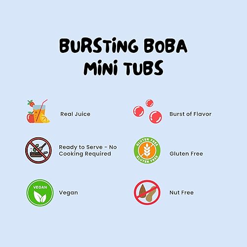 Miniatura 3 de Bossen Bursting Boba Minis-3 paquetes (arándano)