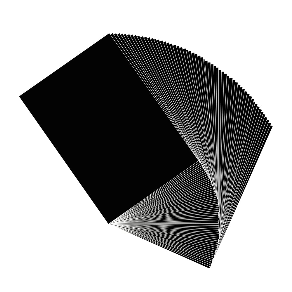 CenturaPearl, pearlescent card 310gsm. A4 pack of 50 Black