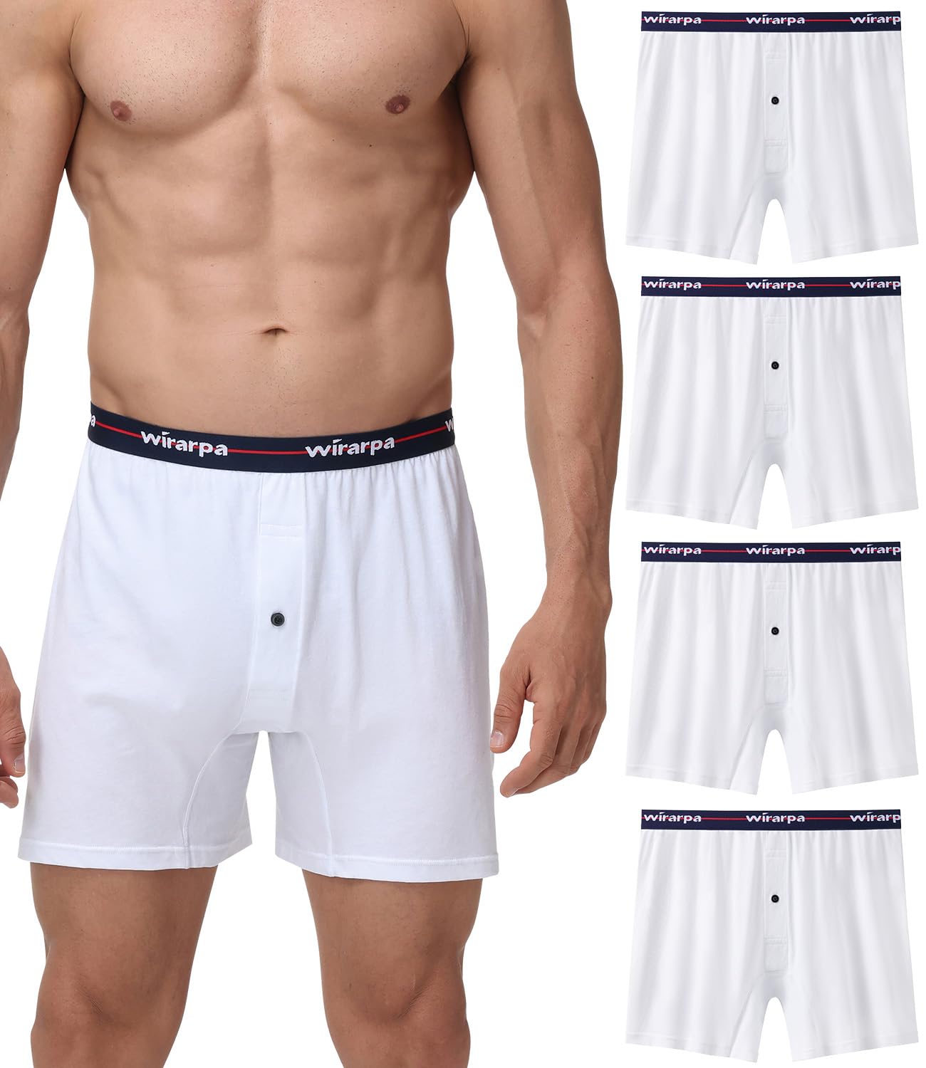 wirarpa Men's Cotton Boxers