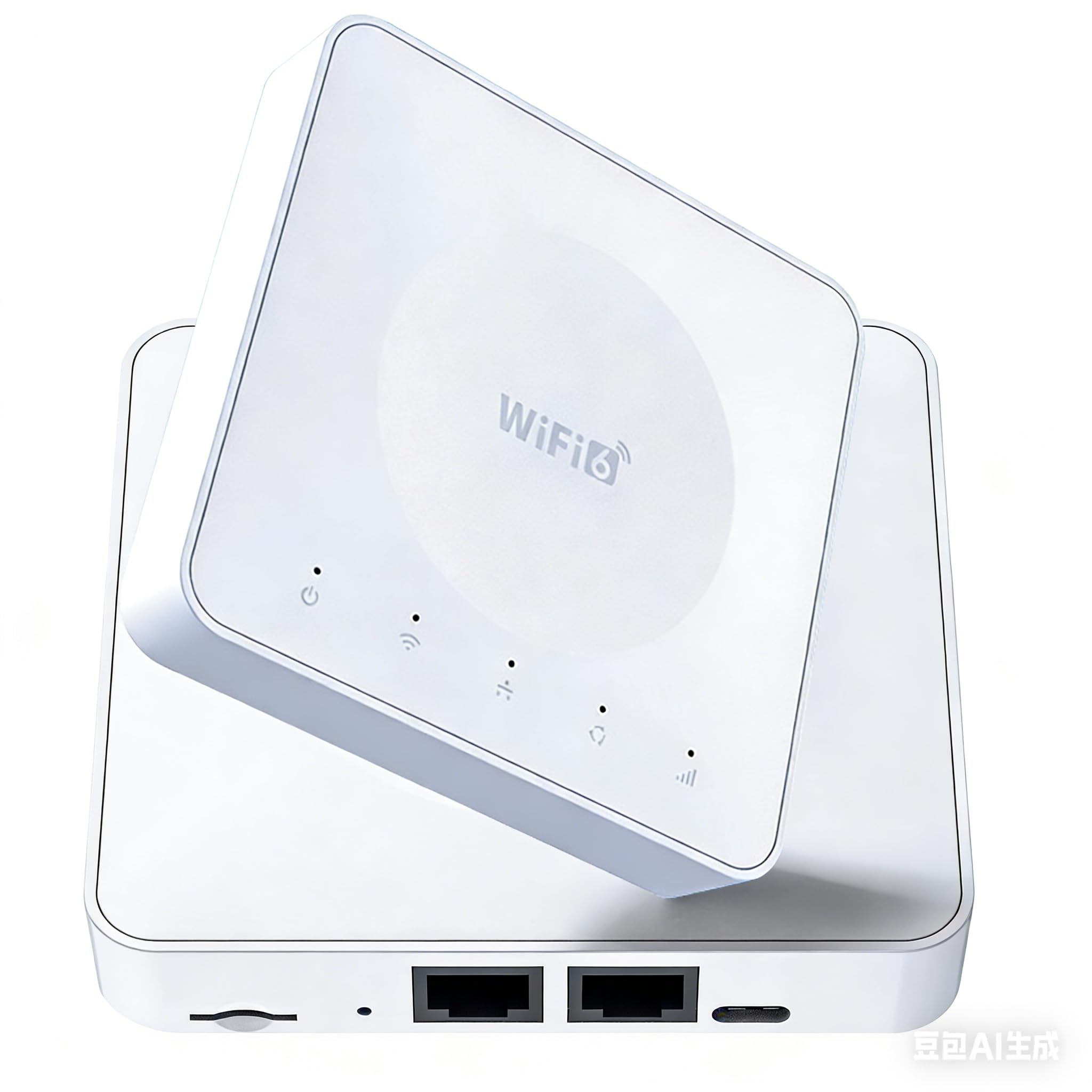 Hotspot Mobile 4G Routeur, Routeur Internet Mobile LTE jusqu'à 300 Mbps | 4G Routeur WiFi 6 Portable, éCran LED, USB WiFi Portable, 2 ports LAN, jusqu'à 32 Utilisateurs WiFi pour Carte SIM