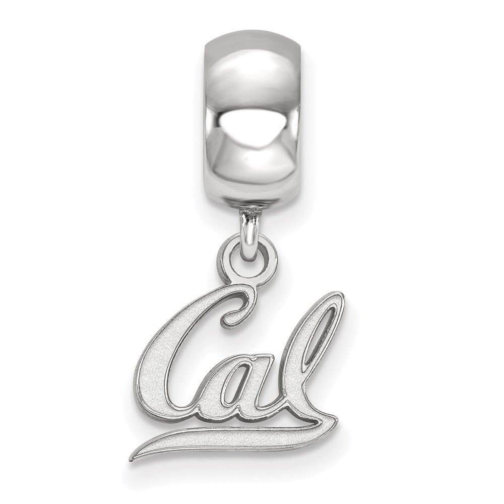 Cal Bead Charm Extra Small (3/8 Inch) Dangle (Sterling Silver)