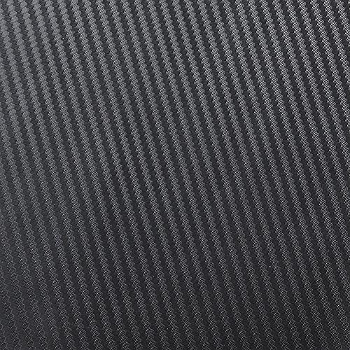 Pelicula Adesiva Adesivo Fibra De Carbono Preto 4D Para Envelopamento Automotivo 1,40x50cm