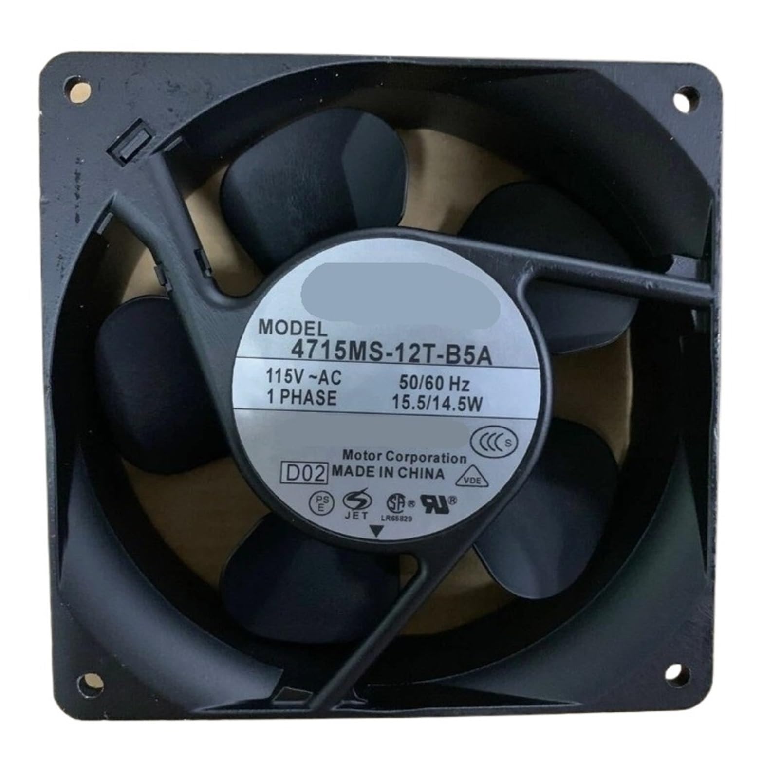 FSBNMNXPQ Cooling Fan 4715MS-12T-B5A 115V 15.5/14.5W 120 * 120 * 38MM