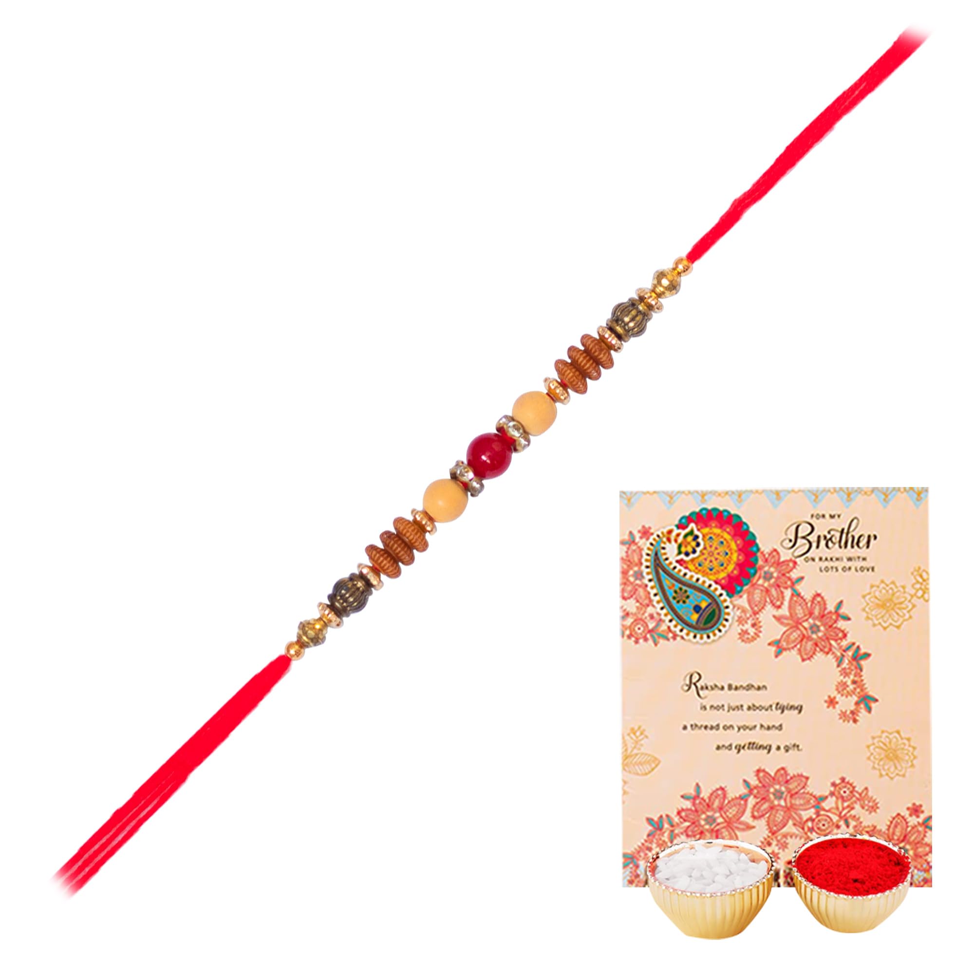ARCHIES Rakhi Collection For Rakshabandhan | Rakhi For Brother | Rakhi for Bhaiya and Bhabhi | Rakhi Combo Gift Hamper (BUBBLY-TRADITIONAL STYLE RAKHI COMBO) (B0B3JRVDM2) Amazon Price History, Amazon Price Tracker