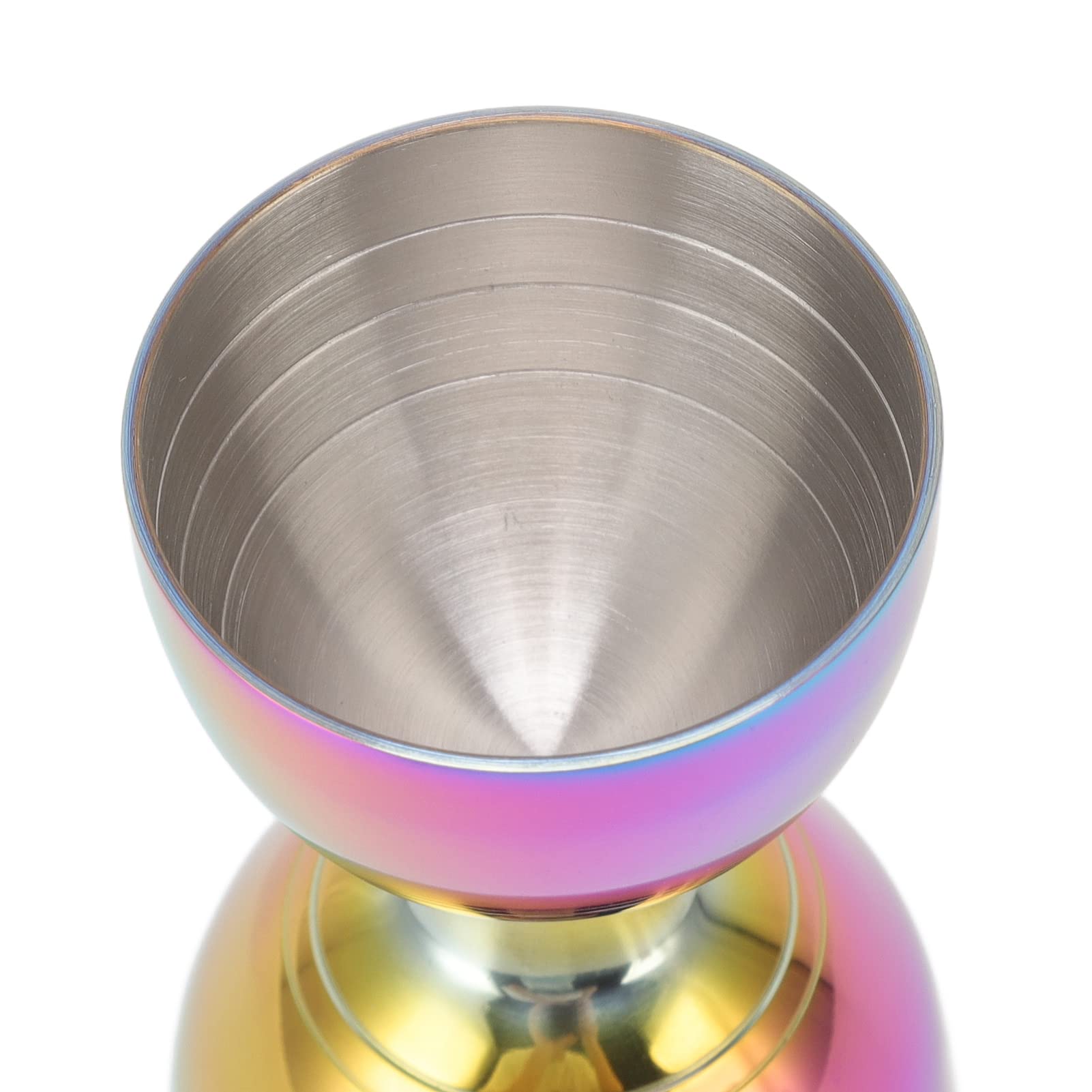 Bar Jigger, Cocktail Jigger 30/60ml Miarka ze Stali Nierdzewnej do Likieru Koktajlowego(30/60 ml kolorowe)