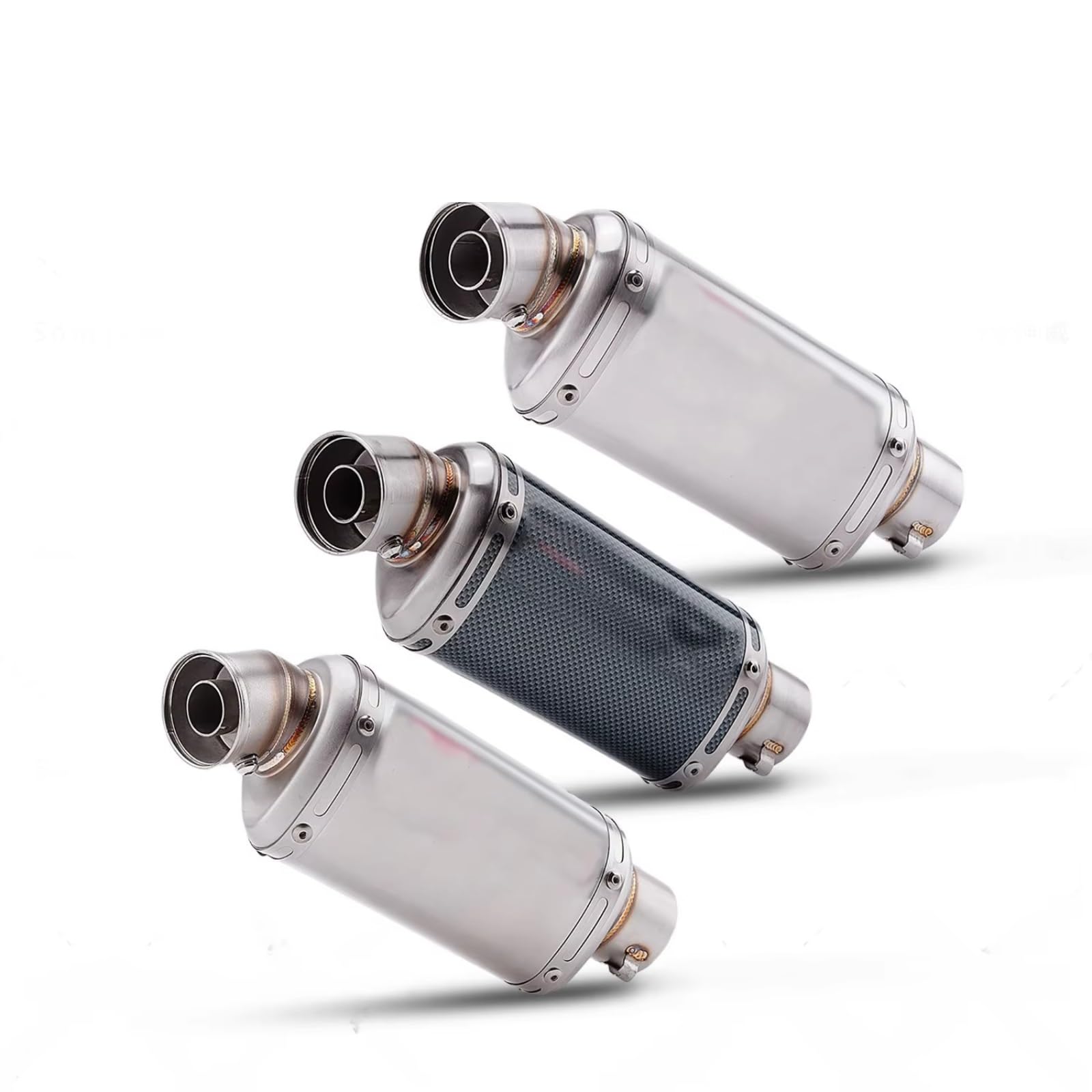 terminale scarico moto Per PCX160 Per PCX125 Per CBR500R Silenziatore Di Scarico Moto Universale Da 51 Mm Con DB Killer Slip On Accessori Di Collegamento Centrale(A,310MM)