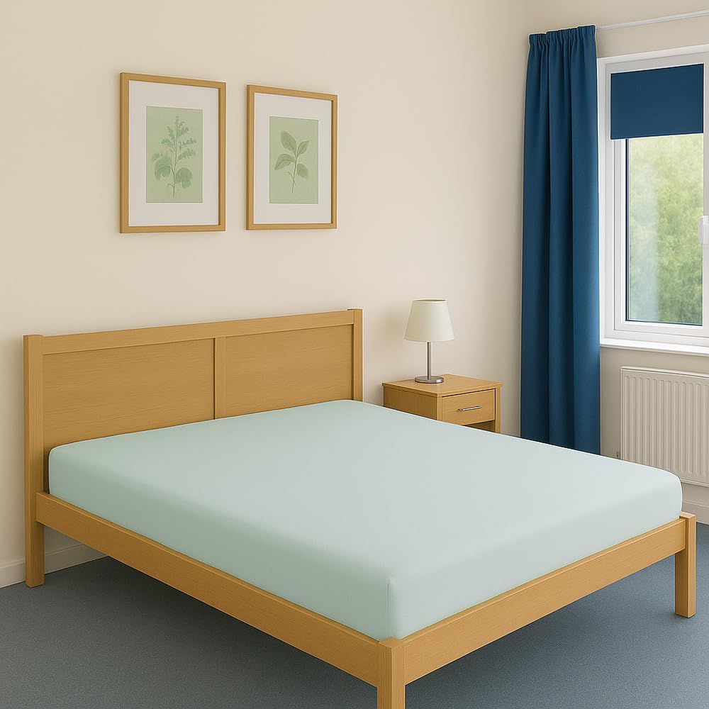 COMFORTNIGHTS, wipe clean Fully Fitted, Waterproof Mattress Protector Double Bed