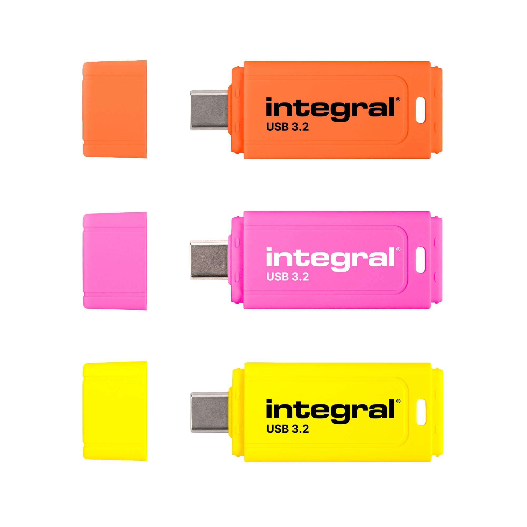 Integral 64GB Schwarzer USB 2.0 Speicher-Flash-Laufwerk