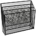 Rolodex 22347 Mesh Three-Tier Organizer, Black, 12-3/4w x 3-1/2d x 11-1/2h