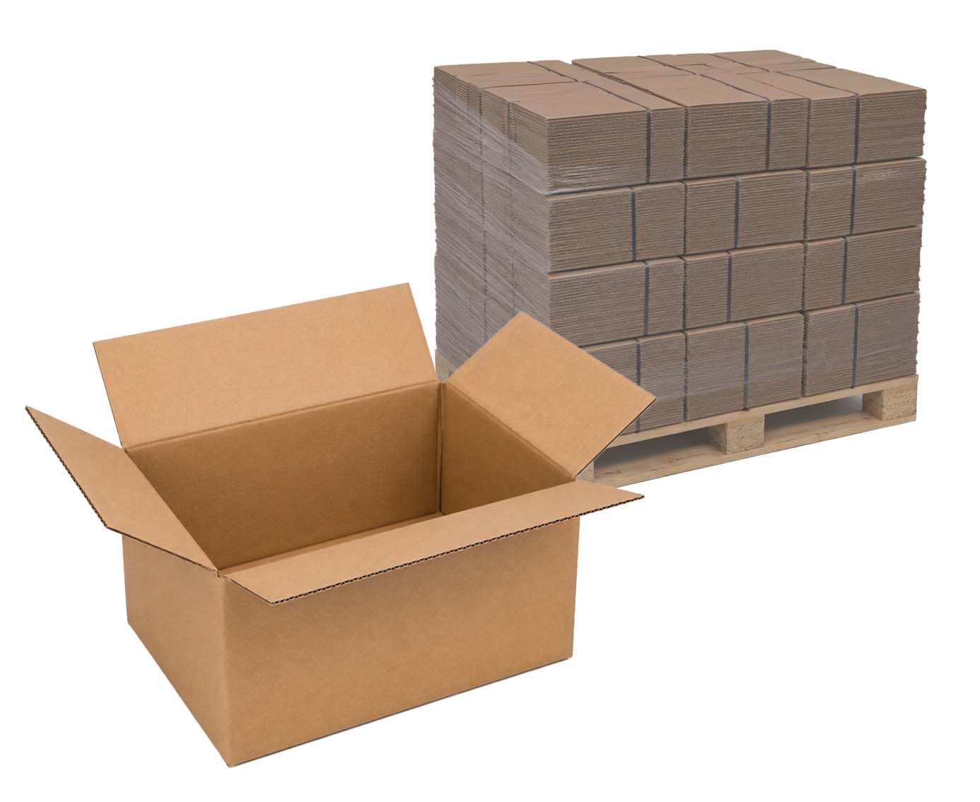 Faltkarton 215 x 180 x 135 mm 1-wellig braun 1.20b Versandkarton für Warenversand (1800)