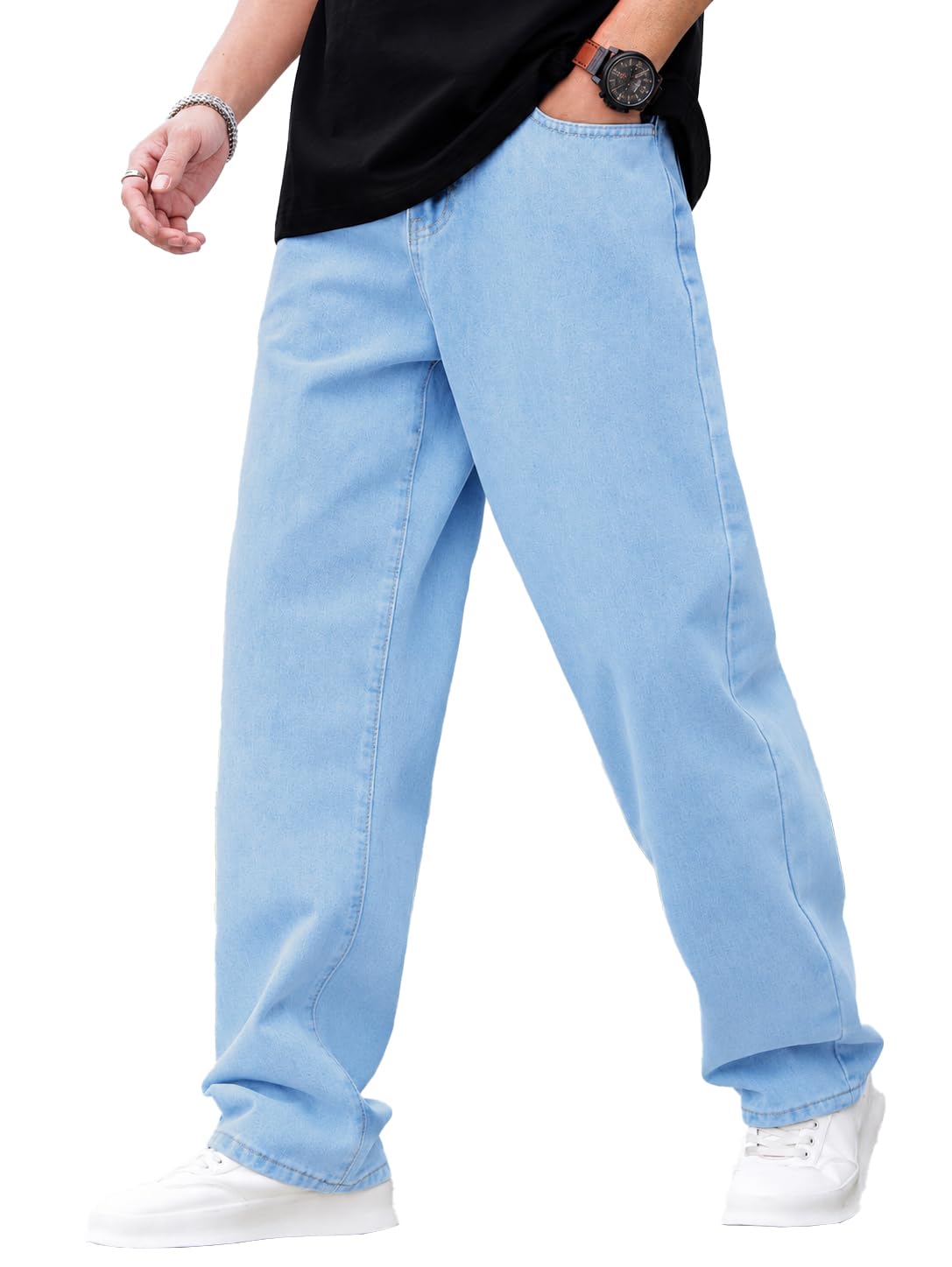 tagdo Men's Jeans || Stylish with Comfort || Baggy Jeans for Man (2052)-picture-16