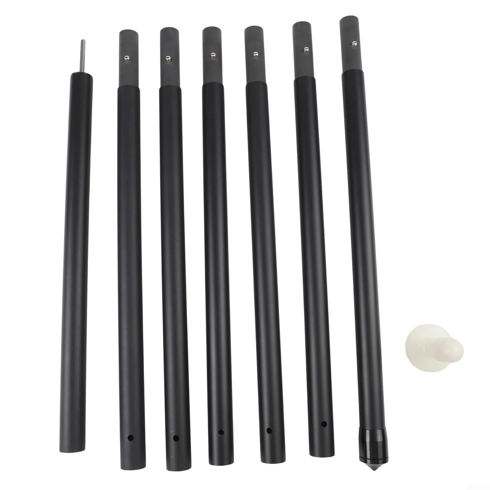Varillas de lona de fibra de carbono ajustables, lonas de repuesto ligeras y fuertes para acampar y actividades al aire libre (2,9 m)