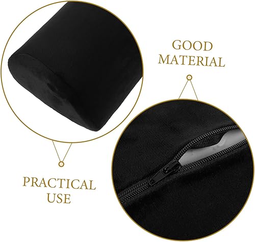 Miniatura 9 de EXCEART Almohada de rodilla con almohada de media luna, almohada elástica para la rodilla para dormir, soporte lumbar para el hogar, para la parte