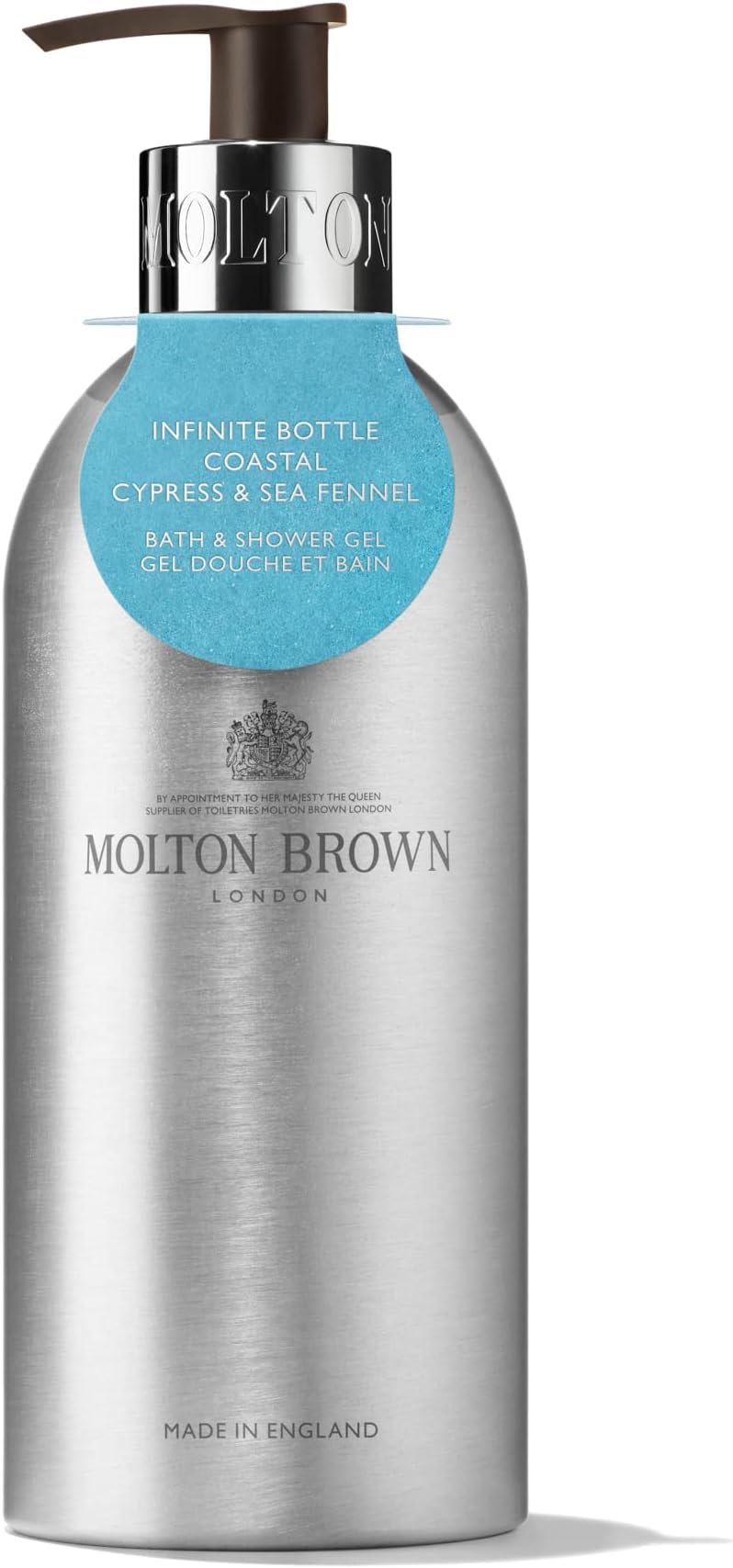 Molton Brown Coastal Cypress & Sea Fennel Body Wash Infinite Bottle 13.5 fl. oz.