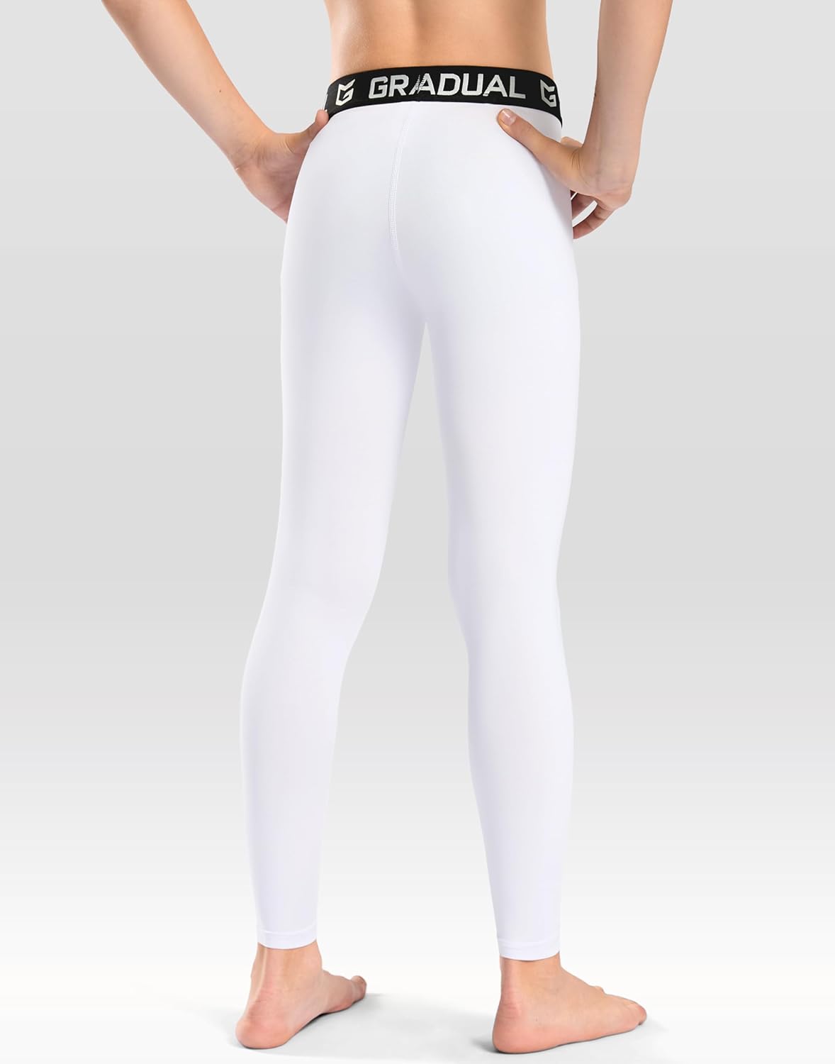 G Gradual Boys Compression Leggings Quick Dry Youth Basketball Football Pants Base Layer Sports Tights for Boys - Image 4