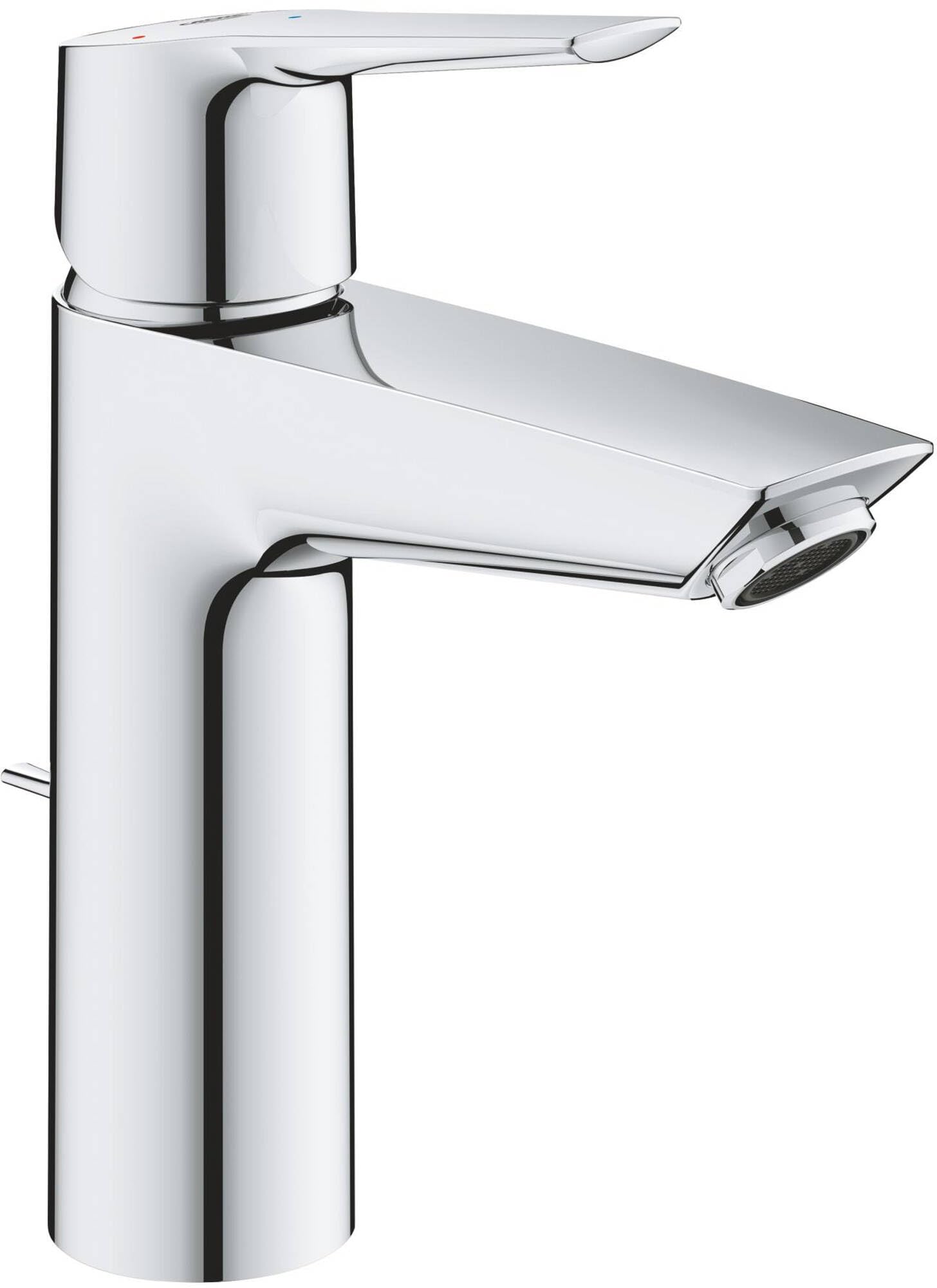 GROHE QUICKFIX Start 23552002 bateria umywalkowa jednouchwytowa (oszczędność wody, rozmiar M, w zestawie narzędzie montażowe 3 w 1, szybkie mocowanie), chrom,