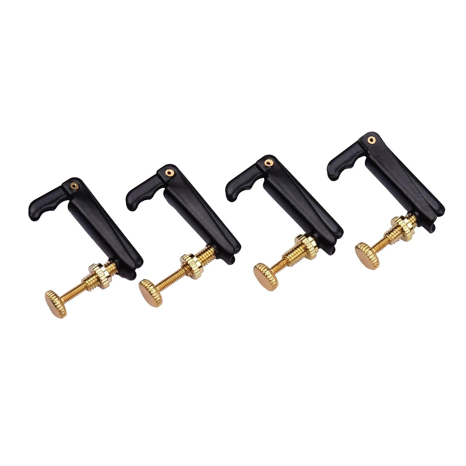Kit di accessori per violino a grandezza naturale 4/4 Mentoniera 4 piroli 4 accordatori fini Tailgut Endpin Ponte in acero pezzi di ricambio per violino