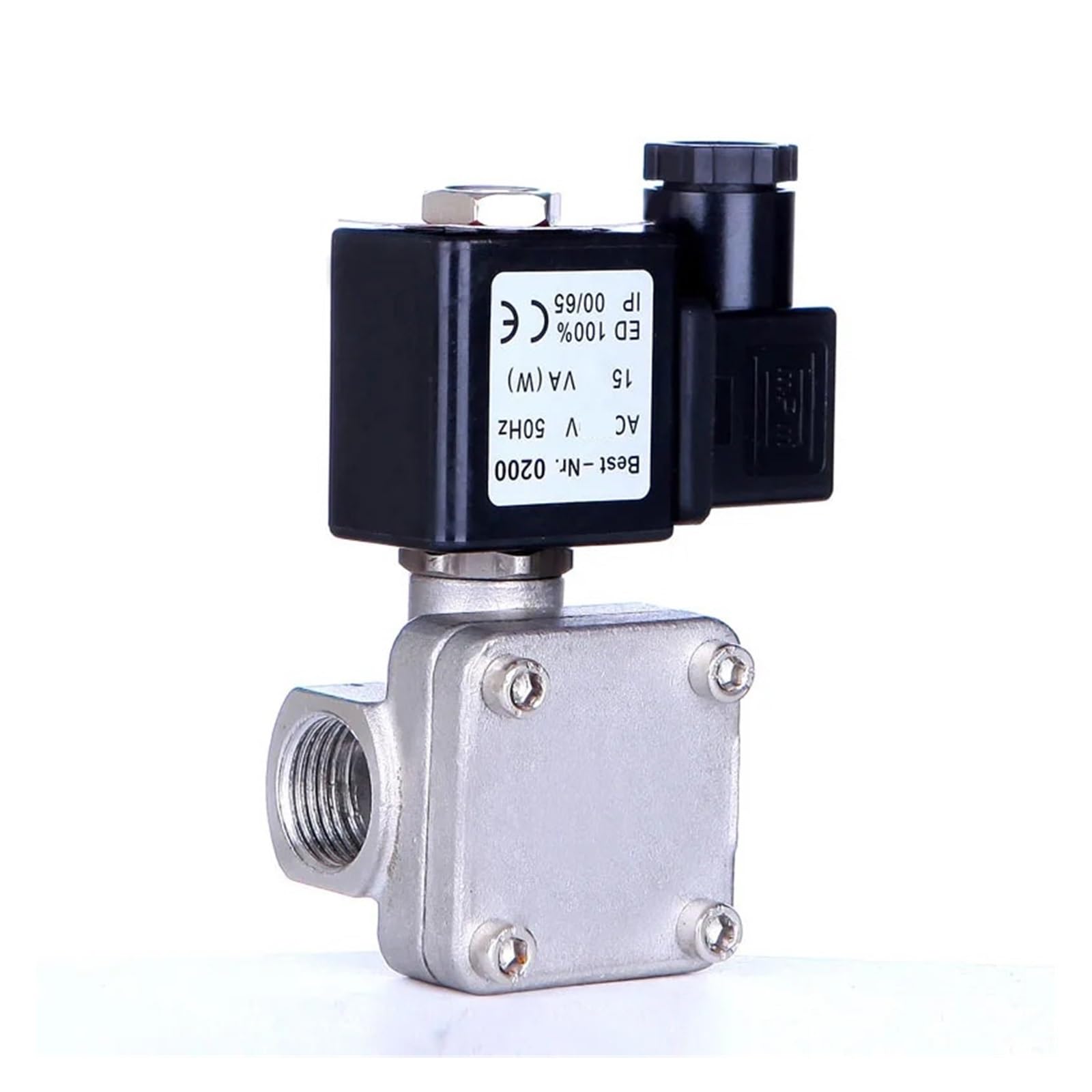 Électrovanne 220V haute pression inox G 1 pouce NC