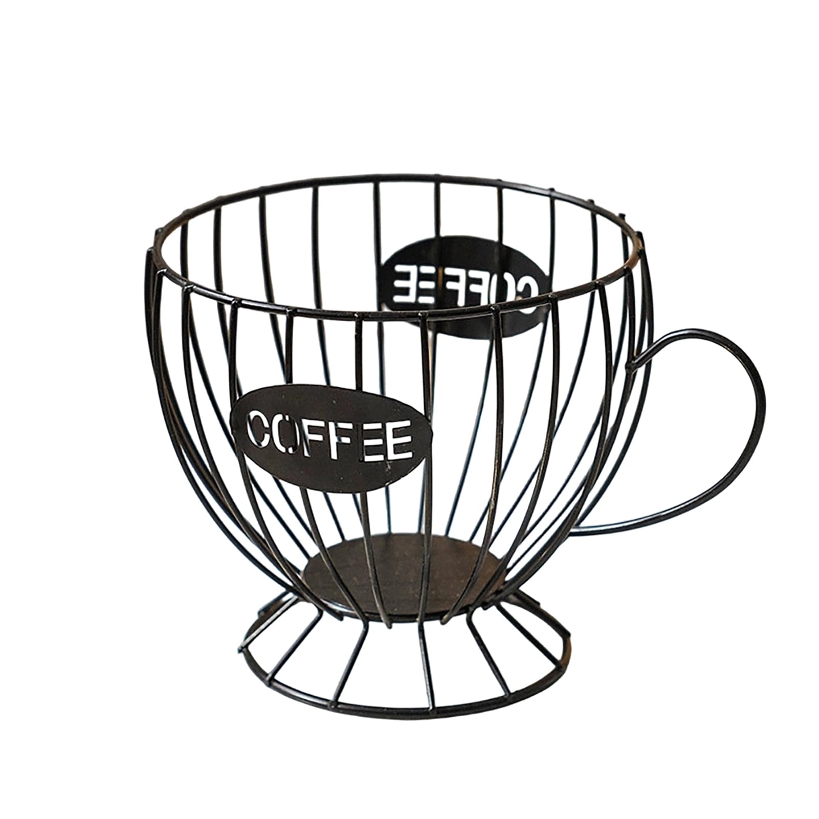 Glifora Storage Rack - Durable Iron Coffee Capsule Storage Rack, Hollow Design Space-Saving Strong Capacity Organiser for Home and Kitchen