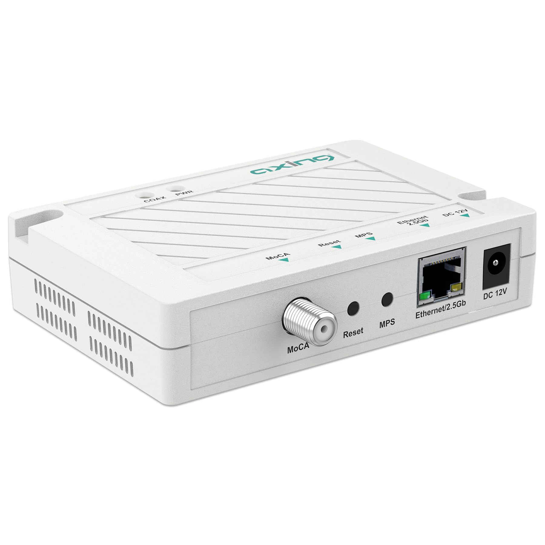Axing MoCA 2.5 Adapter-Set 2.5Gbps Ethernet Netzwerk via TV-Koaxialkabel