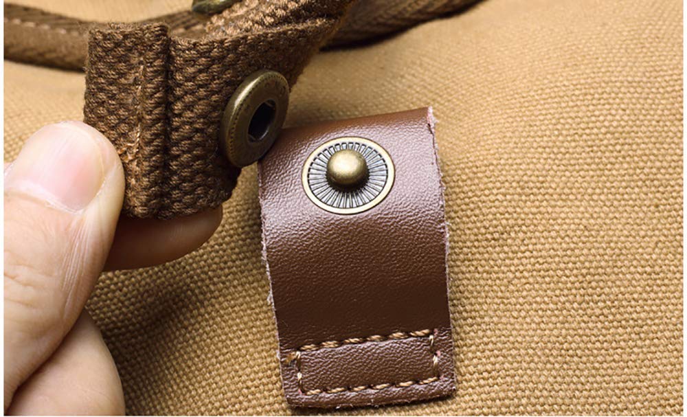 Canvas Camera Bag - Gran Capacidad Impermeable Antichoque Camera Backpack Travel Bag - para Cámaras Digitales, Tabletas, Teléfonos, Grabadora de Video Estante de Almacenamiento en el Piso/Grey