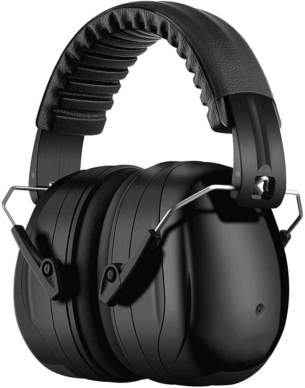 Yankuirui Unisex Kids Black Ear Protection For Shooting Snr 34Db Safety Ear Defenders Muffs Ear Protectors Provide Hearing Protection(Black)