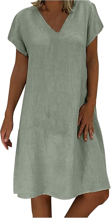 linen dresses amazon