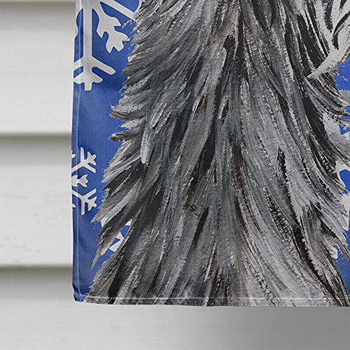 Drapeau Scottish Deerhound de maison grand format imprimé pour hiver