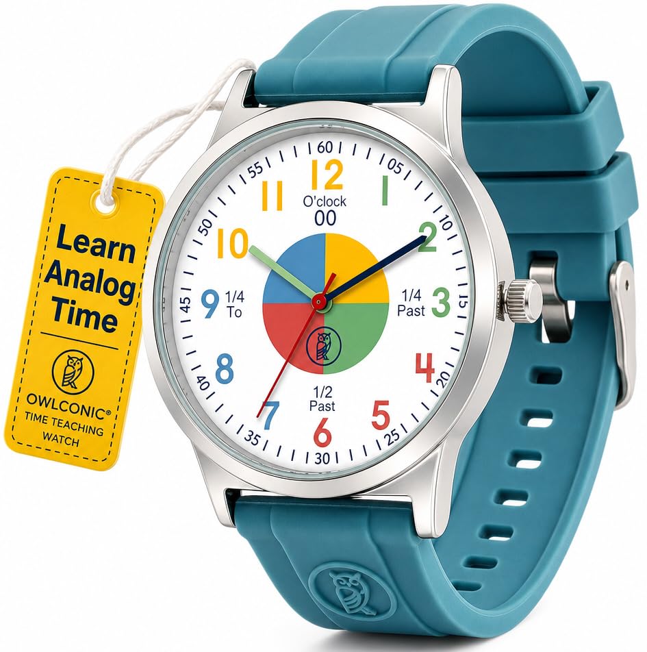 OWLCONIC Time Teaching Kids Analog Watch