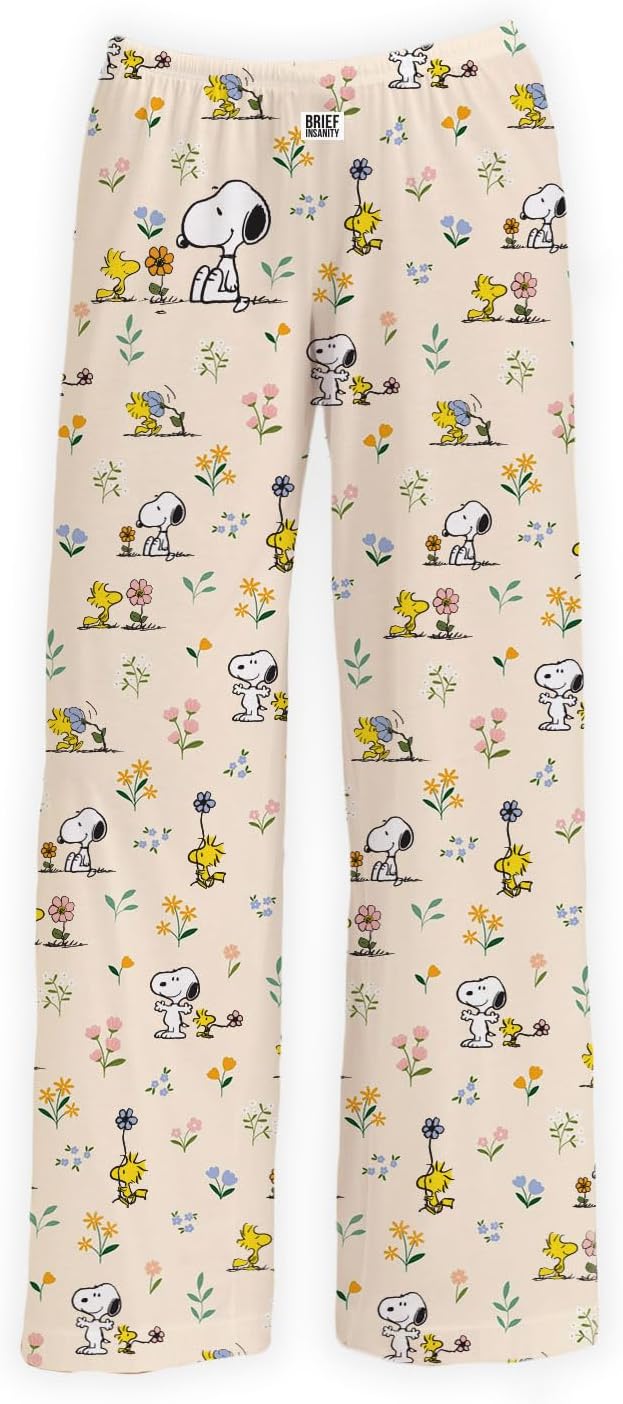 Peanuts Snoopy Print Bottoms (Detective Snoopy)