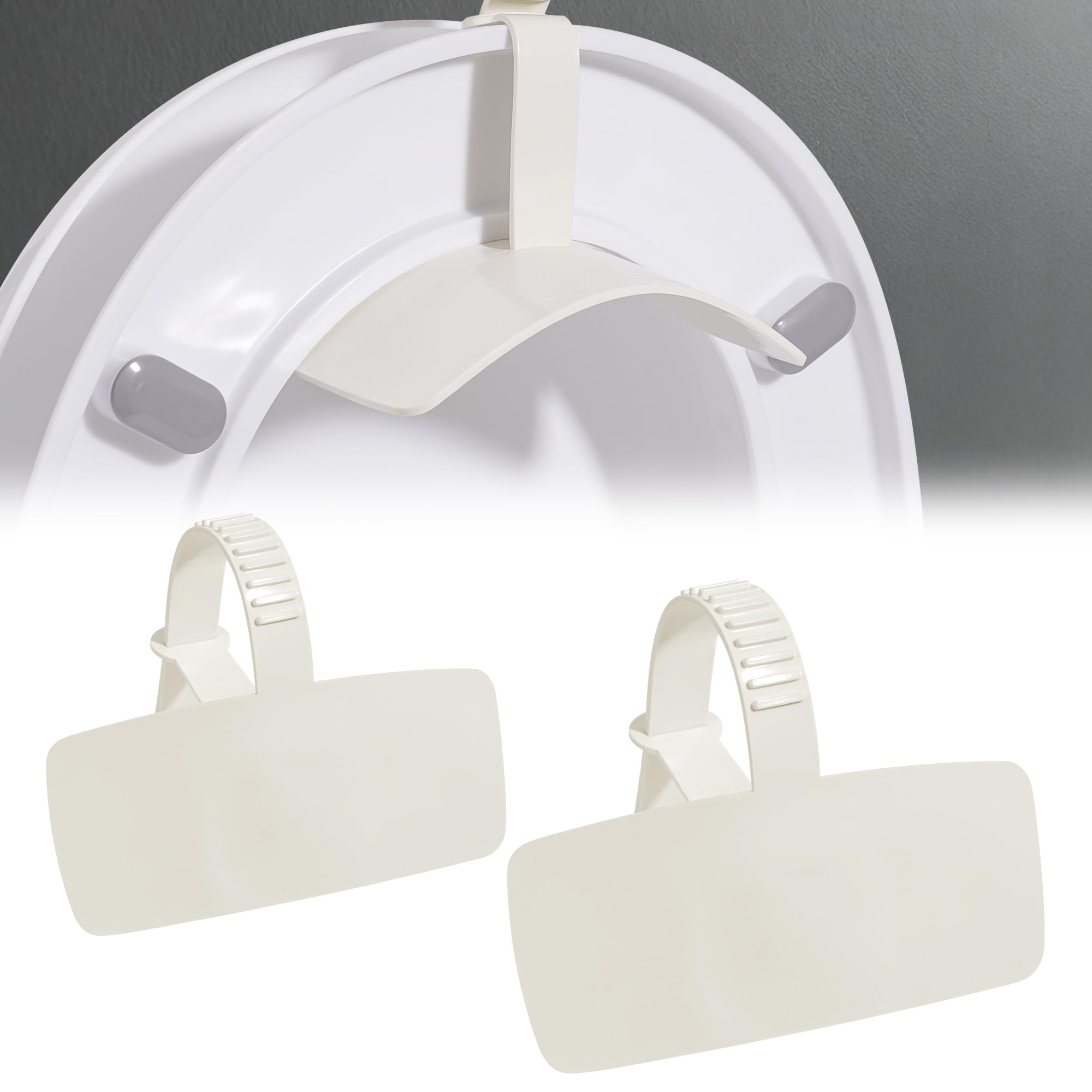 Toilet Pee Splash Guard – Urine Deflector Blocks Leaks & Protects Floors Improved Center Strap with Built-in O-Ring Comfortable, Non-Slip Pee Shield, Potty Training, Adults & Elderly (2, 29x16.3cm)