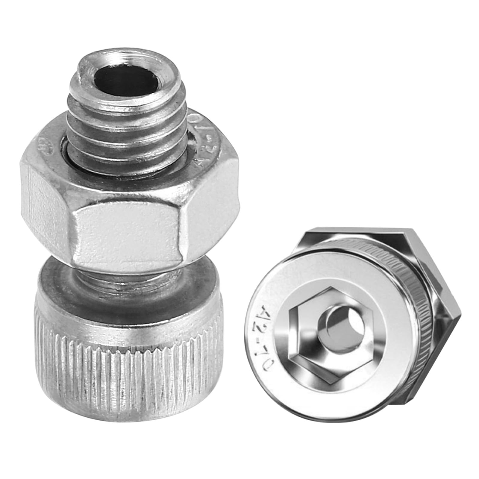 PATIKIL M10x20mm 304 Stainless Steel Hollow Bolt