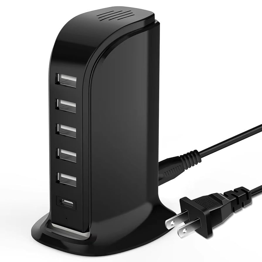 タワータイプUSBチャージャー Amazon.com: USB Charging Station for Multiple Devices